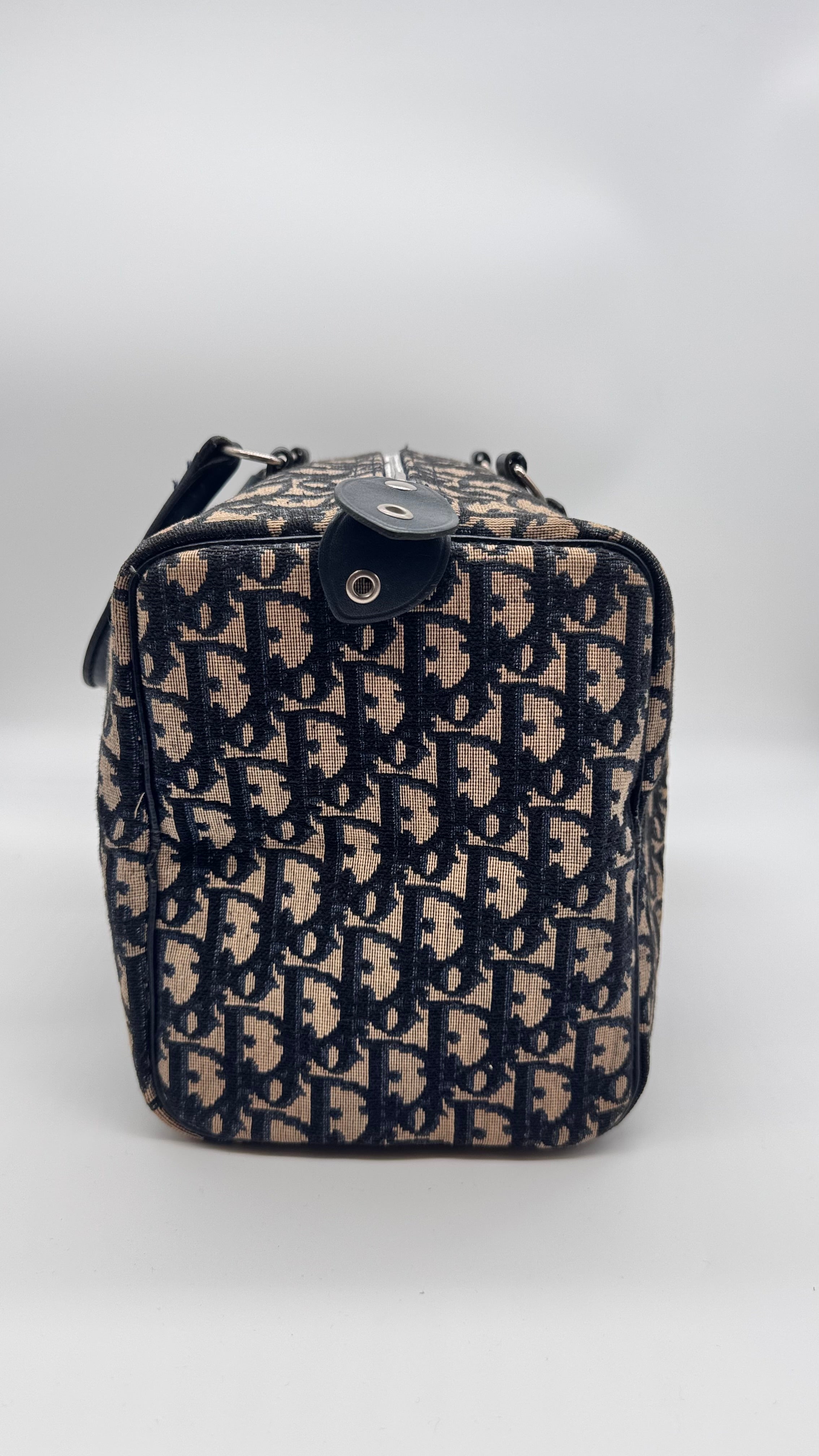 Sac Boston Dior Vintage Toile Oblique