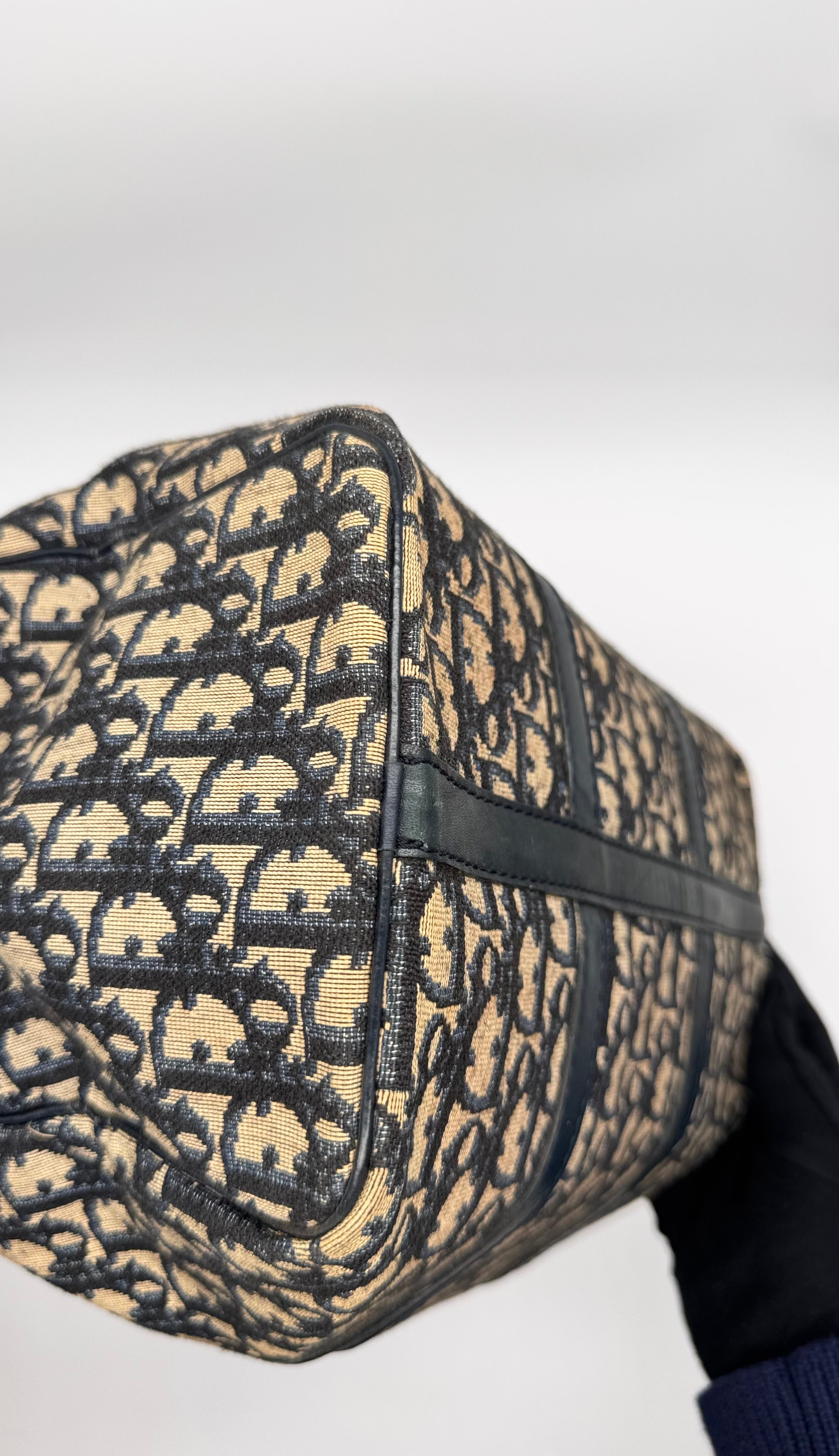 Sac Boston Dior Vintage Toile Oblique